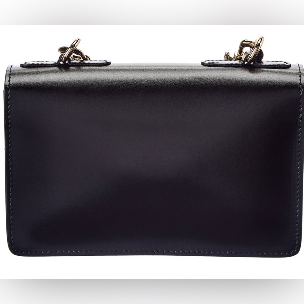 SOLD Valentino Black Mabel Robe Leather Bag NWT - Picture 5 of 7